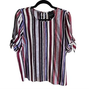 Alex Marie Striped Blouse L